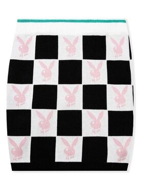NWT PLAYBOY WOMEN'S CHECKERBOARD MINI SKIRT Size 8